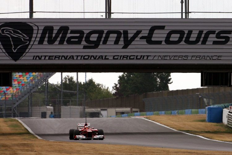 In Magny-Cours wurde im September getestet