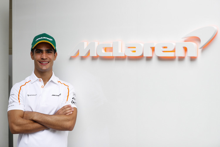 McLaren-Nachwuchsfahrer Sergio Sette Camara