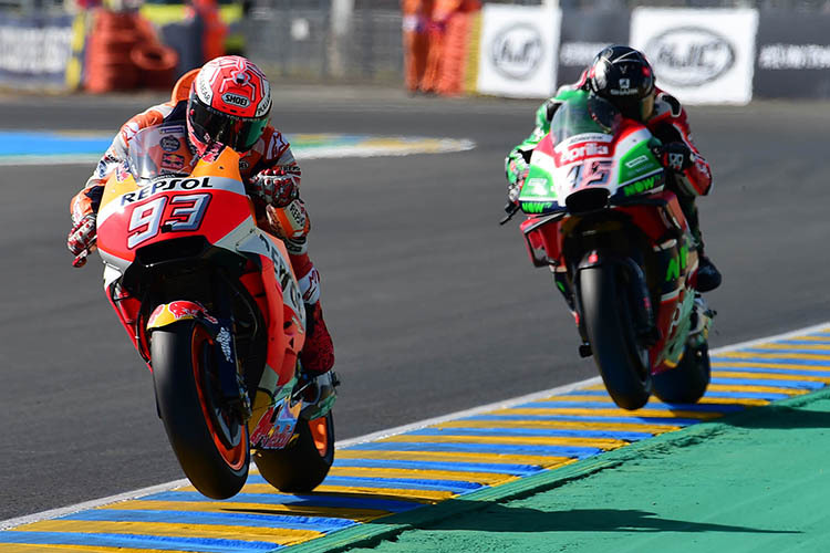 FP1 in Le Mans: Marc Márquez vor Scott Redding