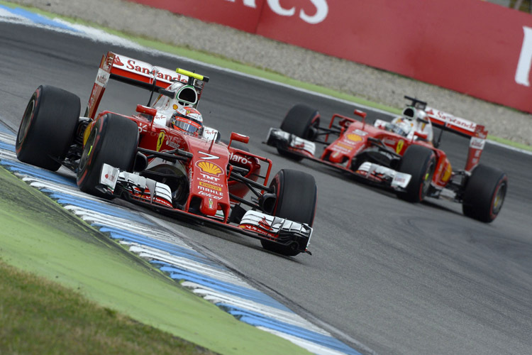 Das Ferrari-Duo blieb 2016 unter den Erwartungen, deshalb gibt es für 2017 keine öffentlichen Zielvorgaben