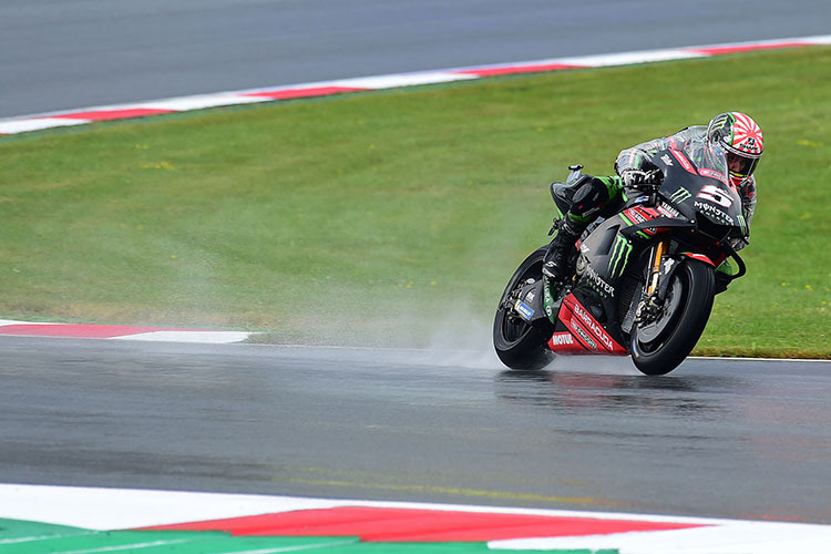 Johann Zarco im starken Regen