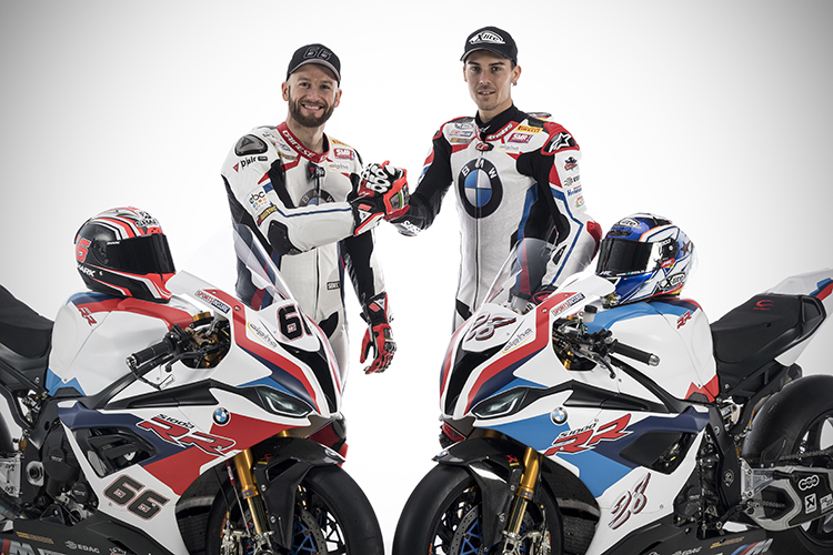 BMW-Team 2019: Tom Sykes (li.) und Markus Reiterberger