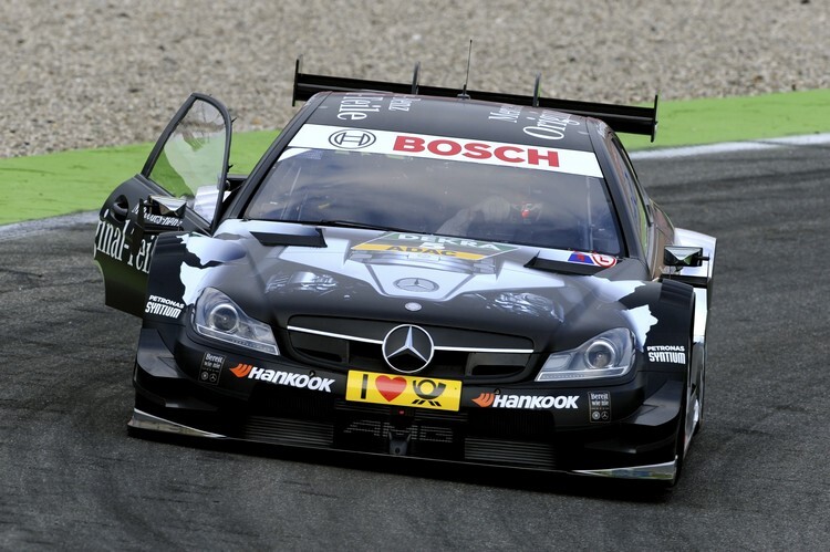 Mercedes fährt in Hockenheim hinterher