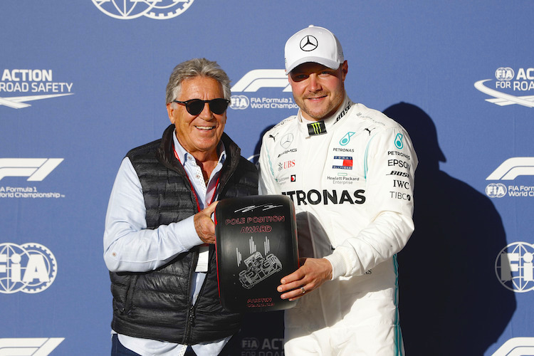 Mario Andretti und Valtteri Bottas