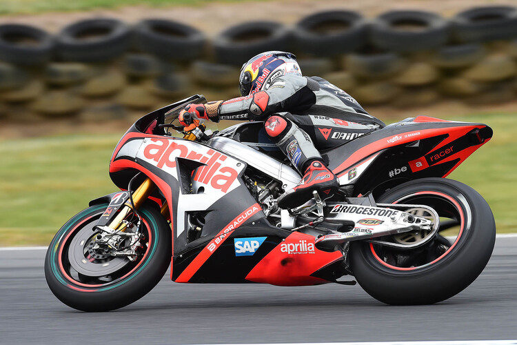 Stefan Bradl auf der Aprilia im FP1 in Australien