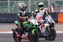 Leandro Mercado mit Jonathan Rea