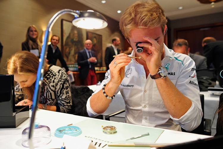 Nico Rosberg nimmt es beim Thema Uhren ganz genau