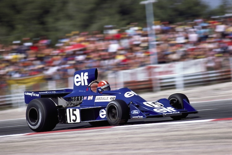 1975 im Tyrrell beim Grand Prix von Frankreich