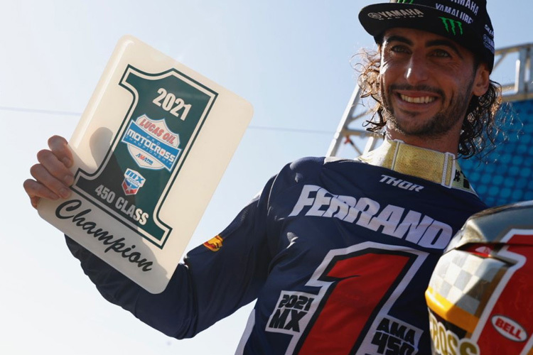 Dylan Ferrandis ist Gesamtsieger der Lucas Oil Pro Motocross Championship