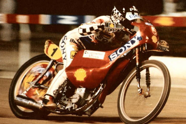 Ivan Mauger 1986 bei seinem Weltrekord
