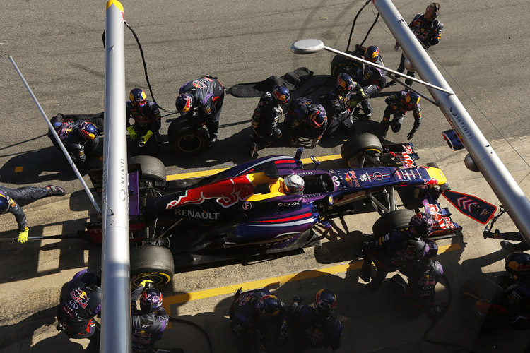 Sebastian Vettel: Fehler beim Reifenwechsel