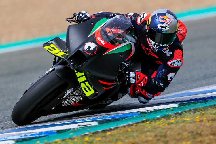 Andrea Dovizioso auf der RS-GP21 in Jerez