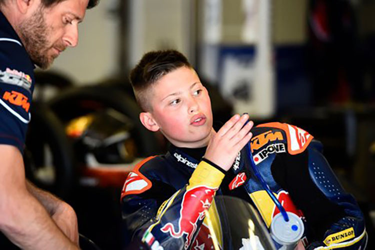 Omar Bonoli absolvierte 2016 seine zweite Saison im Red Bull Rookies Cup