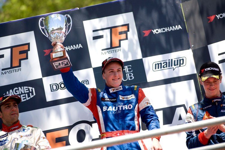 Fabio Leimer auf dem Podium