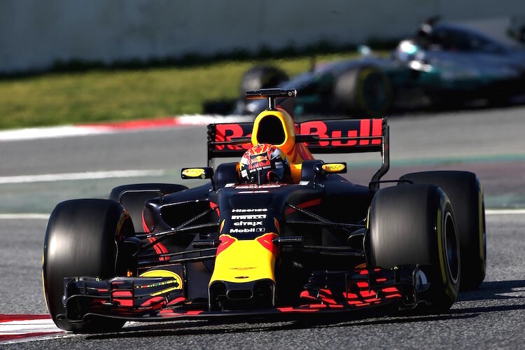 Max Verstappen im Red Bull Racing-Renault