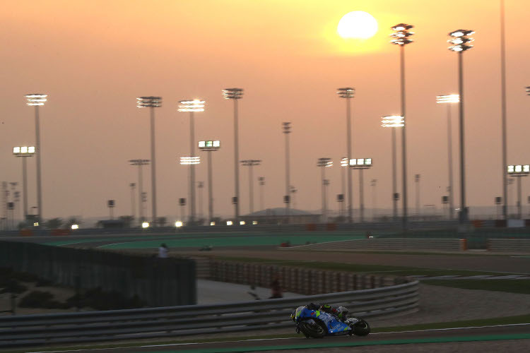 MotoGP-Weltmeister Joan Mir auf dem Losail Circuit