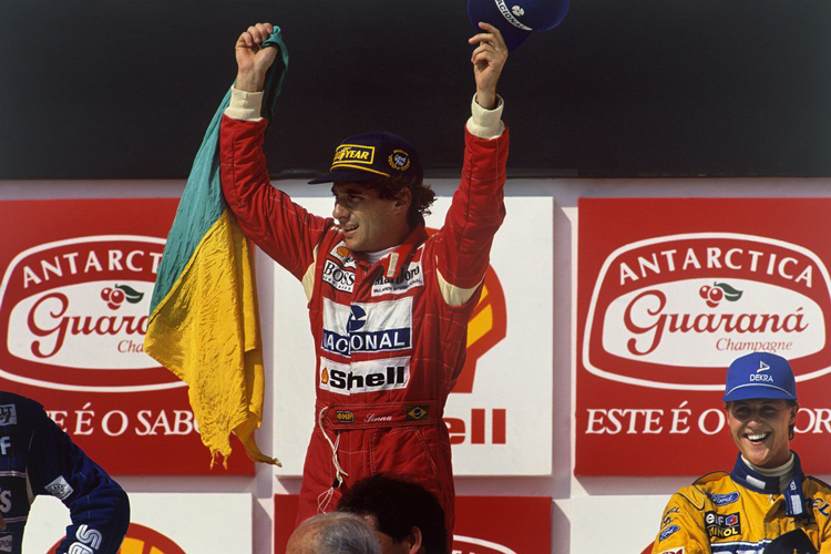Ayrton Senna 1993 - Unterwegs für das Marlboro McLaren Team