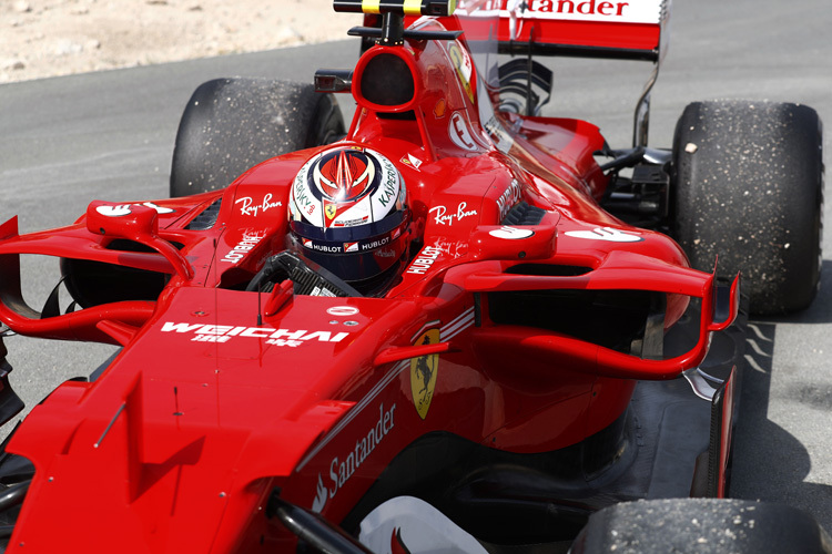 Kimi Räikkönen in Bahrain: Rauch aus dem Heck ist selten ein gutes Zeichen