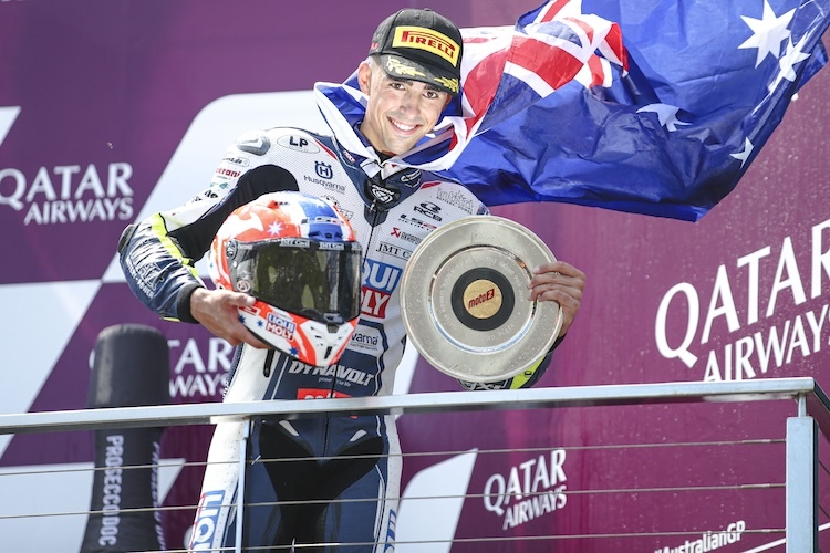 Feiertag für Australien: Platz 3 für Senna Agius beim Moto2-Debüt auf Phillip Island