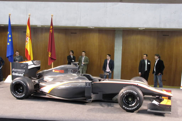 Der letzte Formel-1-Renner von Dallara: Ein Auto für HRT im Jahre 2010