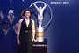 Ana Carrasco im Abendkleid beim Laureus-Award