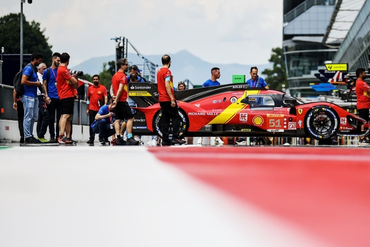 Der Ferrari 499P #51 in Monza