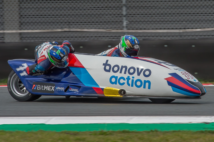 Tim Reeves/Kevin Rousseau (ARS Yamaha 600) starten in Assen von der Pole Position