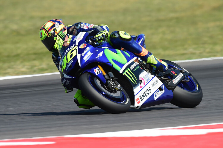 Misano-GP: Valentino Rossi fuhr mit der Yamaha die fünftbeste Zeit