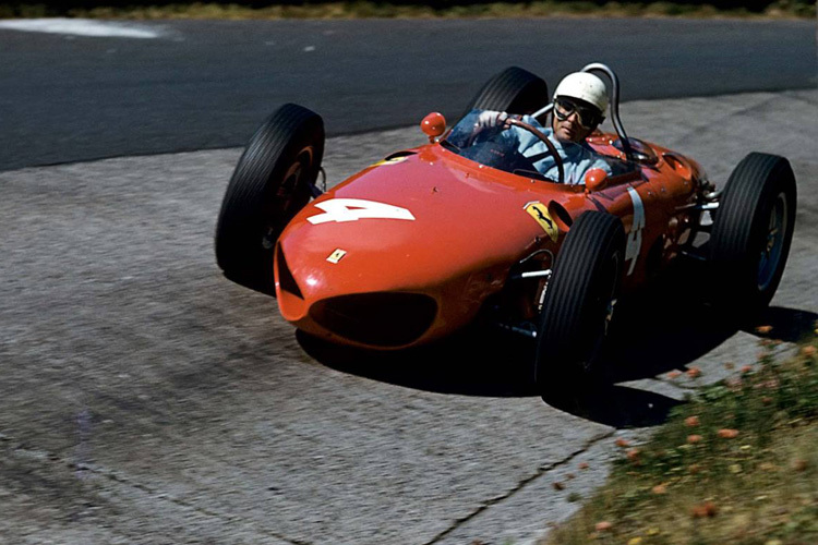 Phil Hill auf dem Nürburgring 1961