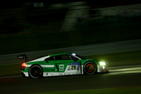 In Führung: Der Audi R8 LMS von Connor De Phillippi, Christopher Mies, Markus Winkelhock und Kelvin van der Linde