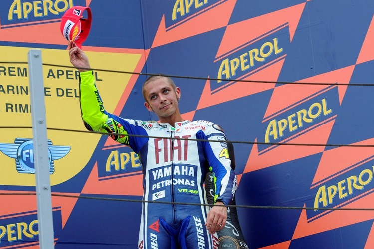 Rossi: Verhaltene Freude auf dem Misano-Podest