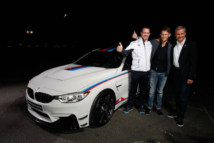 Marco Wittmann (Mitte) ist der neue DTM-Champion