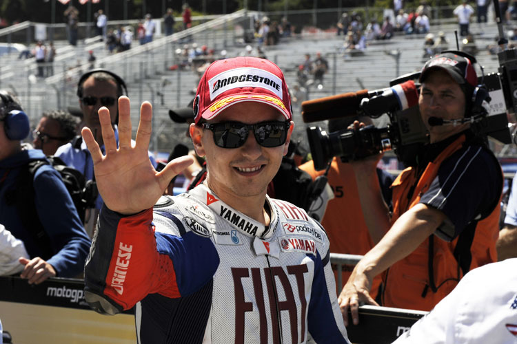 Jorge Lorenzo kann sich über einen weiteren Sieg freuen