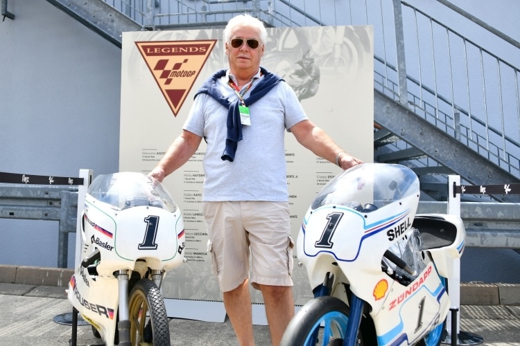 Ohne Frage eine Legende der MotoGP-Geschichte. Stefan Dörflinger, Weltmeister der 50er und 80er Klasse und damit der König der kleinsten Klassen