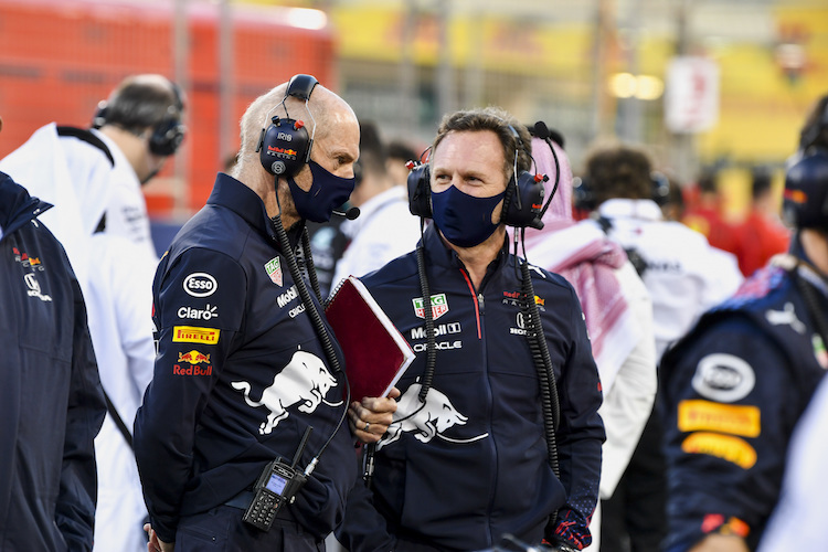 Adrian Newey und Christian Horner