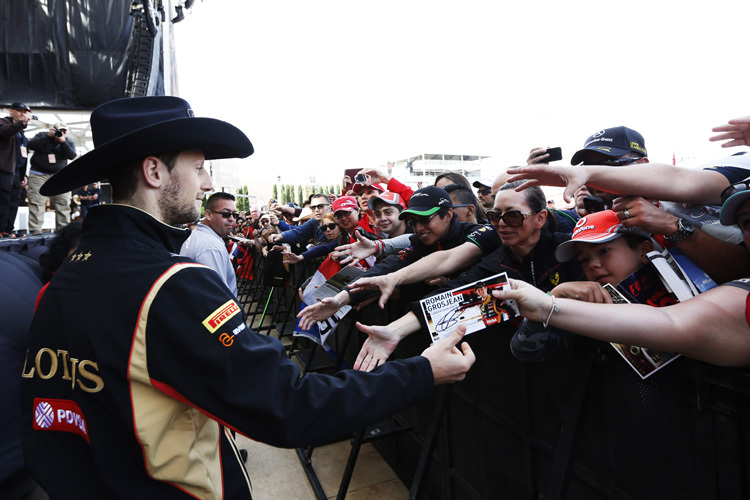 Romain Grosjean: Der Hut steht ihm gut