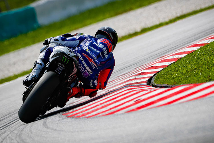 Jorge Lorenzo am Dienstag in Sepang 