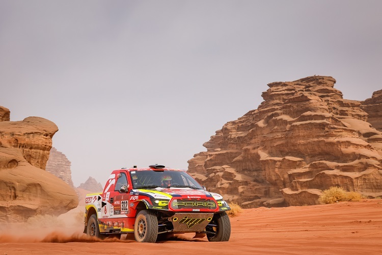 Martin Priolop bei der Rallye Dakar 2021