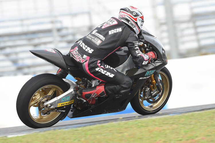 Randy Krummenacher im November auf der NTS beim Moto2-Test in Jerez