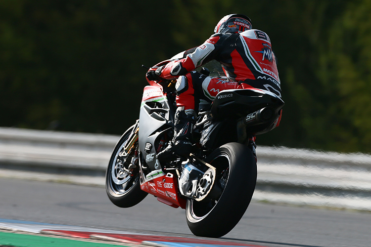 Jordi Torres auf der einzigen MV Agusta