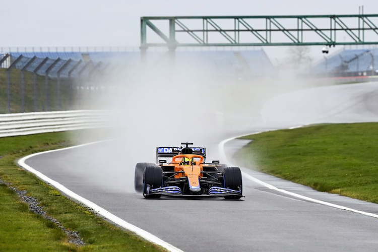 Lando Norris in Silverstone