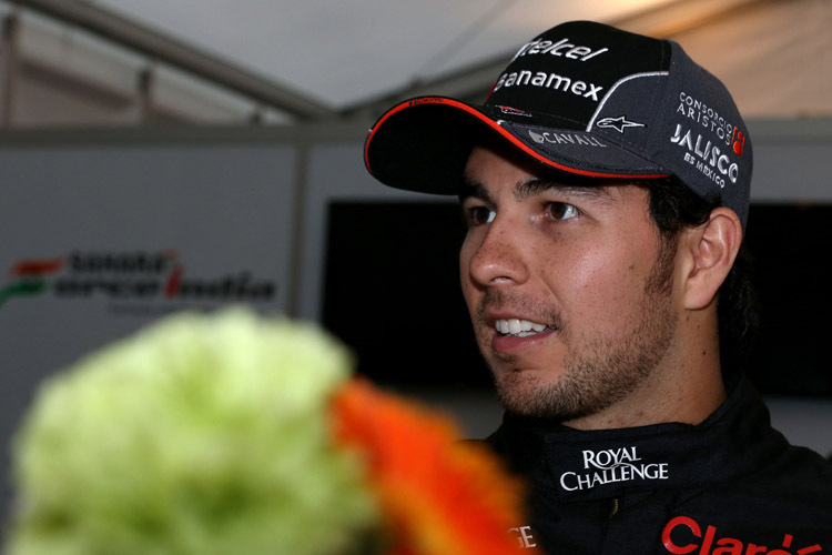 Sergio Pérez durfte bei der Eröffnung des Autódromo Hermanos Rodriguez eine ganz besondere Rolle spielen