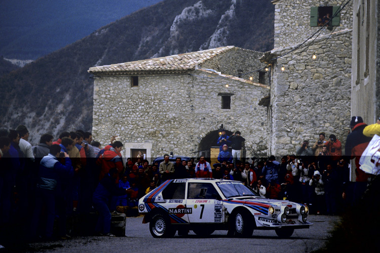 Toivonen bei seinem Monte-Sieg 1986