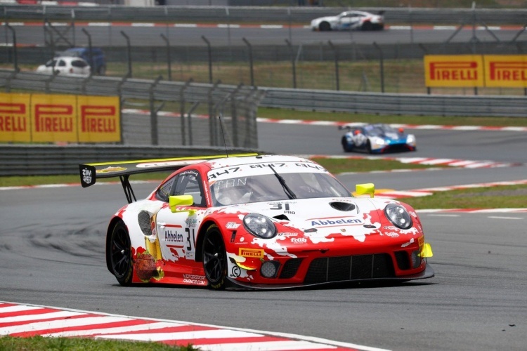 Der Porsche 911 GT3 R von Frikadelli Racing bei den 9h von Kyalami