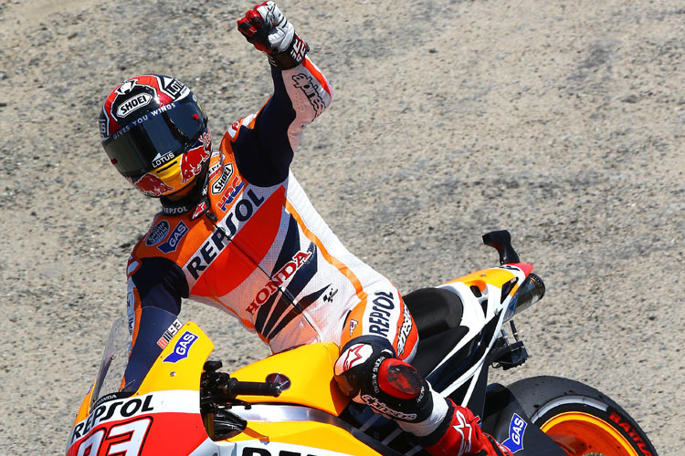 Laguna-Seca-Sieger Marc Márquez: In der WM 16 Punkte vor Pedrosa