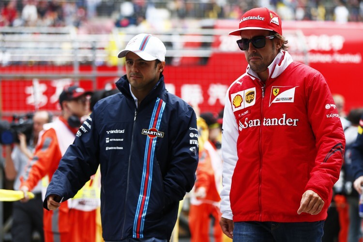 Felipe Massa und Fernando Alonso