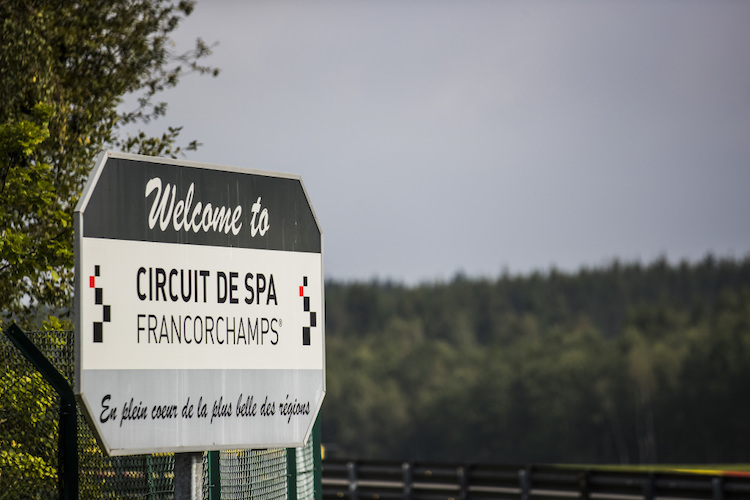 Willkommen in Spa Francorchamps