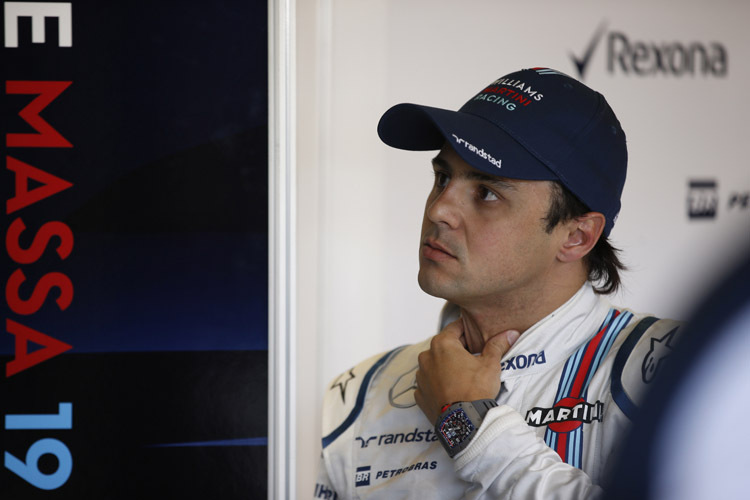 Zum Zuschauen verdammt: Felipe Massa konnte beim zweiten freien Training nicht mitmischen – Schuld war ein Wasserleck