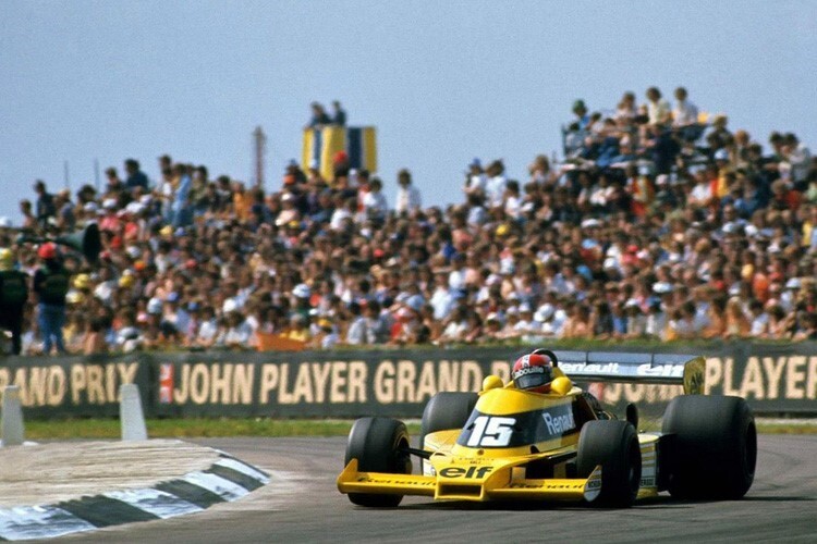 Jean-Pierre Jabouille in Silverstone 1977