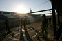 Sonnenaufgang zu einem Testtag in Jerez bei Williams